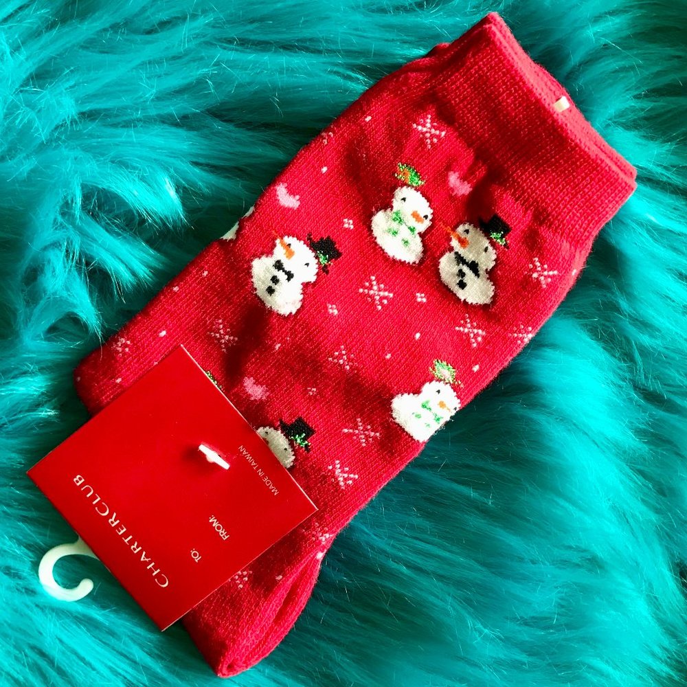 NWT  Snowmen Crew Socks
